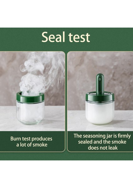 Yeşil Kepçe Kapaklı Entegre Teleskopik Baharat Kavanozu Beyaz/yeşil 14 x 9 cm Kapaklı ve Geri Çekilebilir Kaşıklı Şeffaf Baharatlık (Yurt Dışından) fırsatları