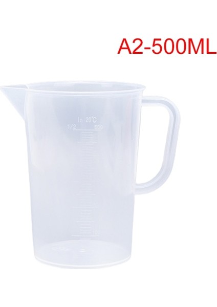 A2 150/300/600ML Plastik Ölçüm Kabı Laboratuvar Kabı Mezun Bardak Su Ölçekli Şişe Mutfak Pişirme Malzemeleri Ölçüm Aracı (Yurt Dışından)