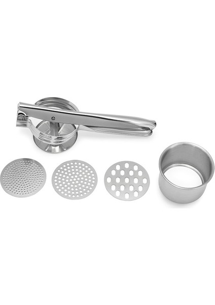 Seti Ezici Pirinç Basın Patates Püresi Paslanmaz Çelik Kırma Püresi Meyve Sebze Squeezerjuicer Basın Makinesi Mutfak Aracı (Yurt Dışından)