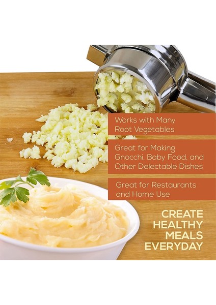 Seti Ezici Pirinç Basın Patates Püresi Paslanmaz Çelik Kırma Püresi Meyve Sebze Squeezerjuicer Basın Makinesi Mutfak Aracı (Yurt Dışından) fiyatları