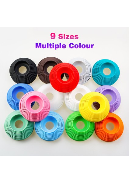 Turuncu (9cm) 16 Renk 9.0cm Dişli Silikon Bardak Alt Koruyucu Kapak Coaster Kol Su Bardağı Kapağı 90MM Termos Bardak Alt Tutucu (Yurt Dışından) fiyatları