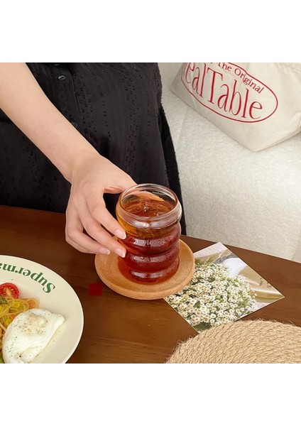 430ML A Gösterildiği Gibi Yaratıcı Kahve Kupa Isıya Dayanıklı Cam Su Bardakları Süt Suyu Büyük Handrip Içme Bardakları Kokteyl Bardağı Kupalar Kahve Fincanları (Yurt Dışından) indirimleri