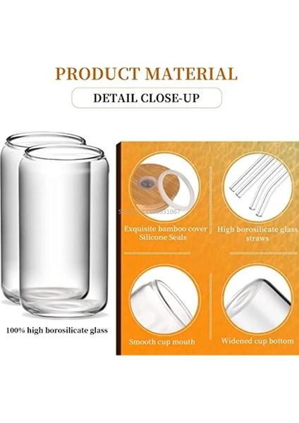 S 48 Saat ile Gemi 400/500 ml Şeffaf Içme Gereçleri Kahve Cam Pipetli Bardak Şarap Süt Bira Kola Suyu Soğuk Drinkware El Yapımı Kutu (Yurt Dışından)