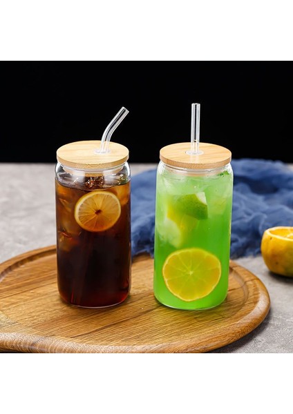 S 48 Saat ile Gemi 400/500 ml Şeffaf Içme Gereçleri Kahve Cam Pipetli Bardak Şarap Süt Bira Kola Suyu Soğuk Drinkware El Yapımı Kutu (Yurt Dışından)