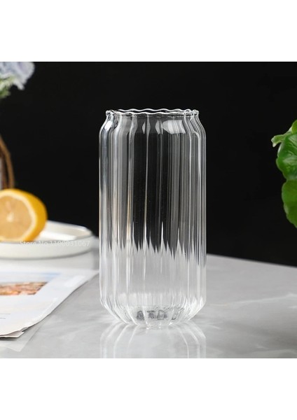 S 48 Saat ile Gemi 400/500 ml Şeffaf Içme Gereçleri Kahve Cam Pipetli Bardak Şarap Süt Bira Kola Suyu Soğuk Drinkware El Yapımı Kutu (Yurt Dışından)