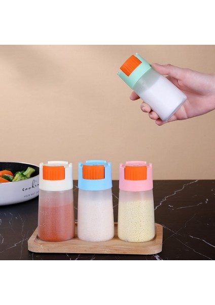 Pembe 0.5g Ölçüm Tuzluk Itme Tipi Tuzluk Tuz Tankı Şeker Şişesi Baharat Biber Tuzluk Spicejar Can Baharat Şişesi (Yurt Dışından)