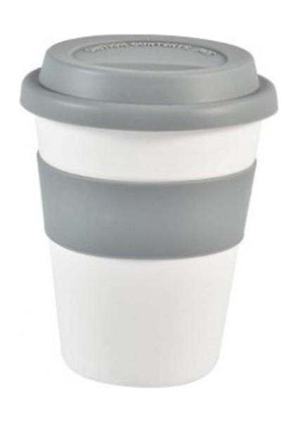 Gri Iyi Su Kupa Pratik Kahve Fincanı Uzun Ömürlü Kompakt Kaymaz Kahve Kupa Silikon Koruyucu Kılıf ile (Yurt Dışından) fiyatları