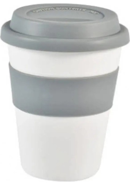 Gri Iyi Su Kupa Pratik Kahve Fincanı Uzun Ömürlü Kompakt Kaymaz Kahve Kupa Silikon Koruyucu Kılıf ile (Yurt Dışından) indirimleri