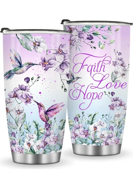 Stil 9 20 Oz Hıristiyan Paslanmaz Çelik Bardak Hediyeler Kadın Erkek Çocuklar Için, Çift Duvar Yalıtımlı Bardak Kapaklı Baskı Kahve Kupa Hediye (Yurt Dışından) fırsatları