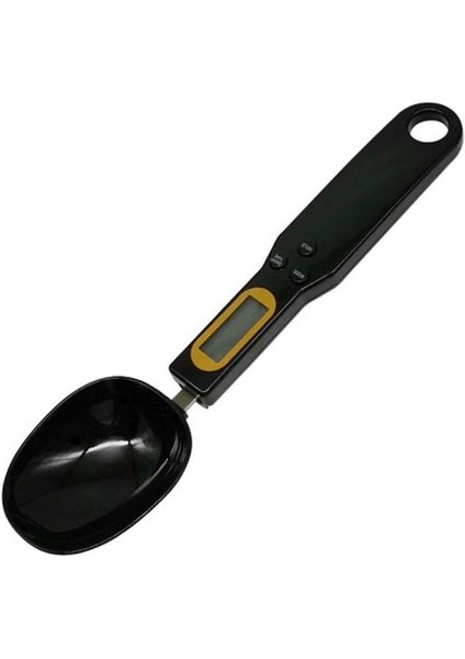 Siyah Elektronik Tartı Yüksek Hassasiyetli Enerji Tasarrufu Ağırlık Ölçümü LCD Dijital Ekran Mini Gıda Un Kaşığı Tartı Mutfak Için (Yurt Dışından)
