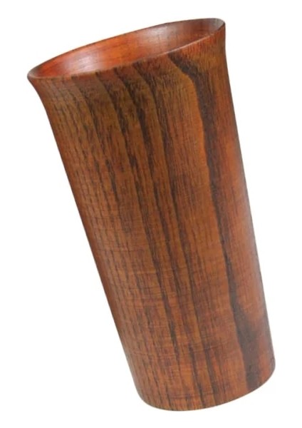 Içme Bardağı 1 Adet Ahşap Içme Bardağı Rustik Su Bardağı Pürüzsüz Cilalı Bardak Vintage Içme Bardağı Ahşap Çay Bardağı Ev Ofis Için Drinkware (Yurt Dışından)