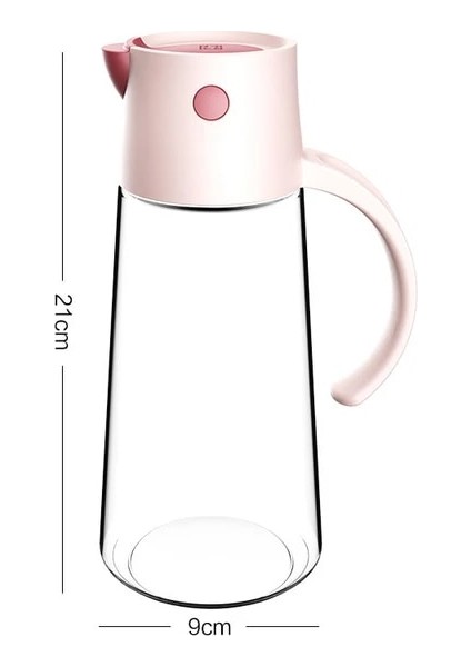 B-650 ml Cam Zeytinyağı Şişesi Sızdırmaz Yağ Yenilebilir Soya Sosu Sirke Baharat Kavanoz Isıya Dayanıklı Cam Yağdanlık Mutfak Pişirme Araçları (Yurt Dışından)
