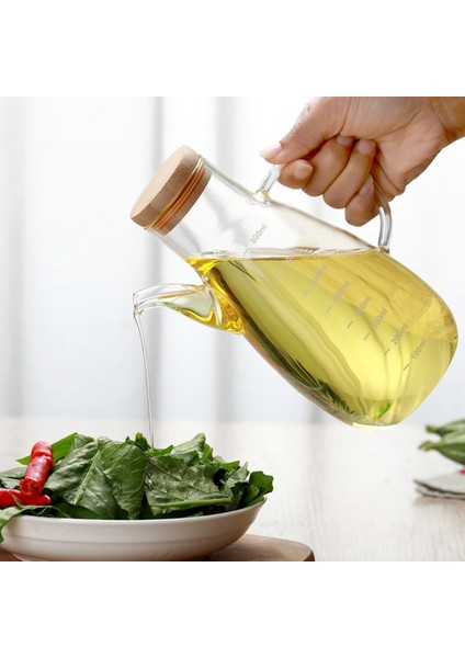 B-650 ml Cam Zeytinyağı Şişesi Sızdırmaz Yağ Yenilebilir Soya Sosu Sirke Baharat Kavanoz Isıya Dayanıklı Cam Yağdanlık Mutfak Pişirme Araçları (Yurt Dışından) fiyatları