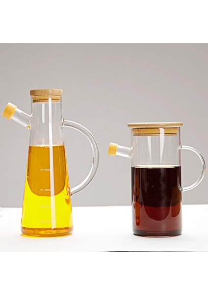 B-650 ml Cam Zeytinyağı Şişesi Sızdırmaz Yağ Yenilebilir Soya Sosu Sirke Baharat Kavanoz Isıya Dayanıklı Cam Yağdanlık Mutfak Pişirme Araçları (Yurt Dışından) fırsatları