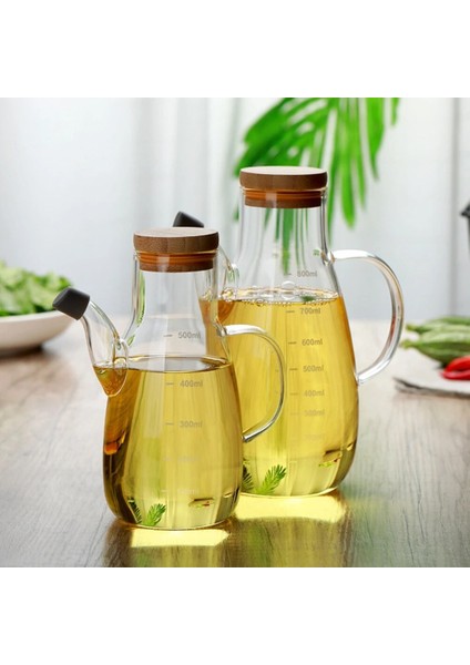 B-650 ml Cam Zeytinyağı Şişesi Sızdırmaz Yağ Yenilebilir Soya Sosu Sirke Baharat Kavanoz Isıya Dayanıklı Cam Yağdanlık Mutfak Pişirme Araçları (Yurt Dışından) indirimleri