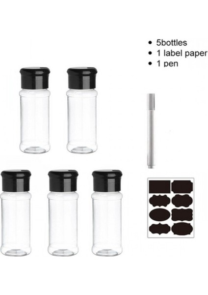 Mor Mutfak Gadget Aracı Garrafas Tempero Conjunto Kavanoz Baharat Kavanozları Etiket Dekor Beyaz Kalem Organizador Cocina Kavanoz Tuz ve Biber (Yurt Dışından)
