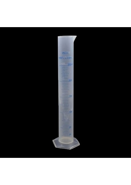 250 ml 10/25/50/100/250/500 ml Plastik Ölçüm Silindiri Mezun Silindirler Laboratuvar Malzemeleri Için Laboratuvar Araçları DIN889 (Yurt Dışından)