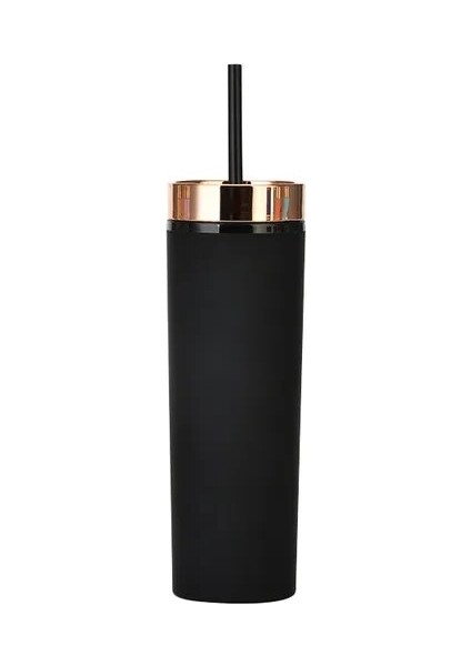 16OZ 16OZ Akrilik Nedime Tumbler Plastik Düz Sıska Bardak Kaplama Kapaklı Çift Duvar Içme Şişesi Pipetli Bardak (Yurt Dışından) fiyatları