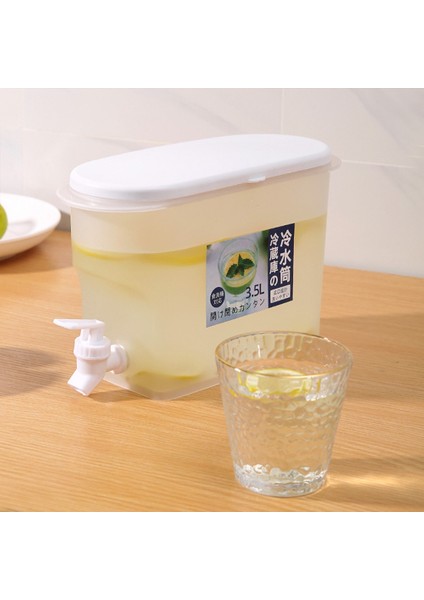 3.5l 3.5l Yaz Buzlu Su Sebili Soğuk Su Isıtıcısı Musluk Buzdolabı Meyve Çaydanlık Limon Şişesi Su Isıtıcısı Islatın Buzdolabı Saklama Kutusu (Yurt Dışından) modelleri