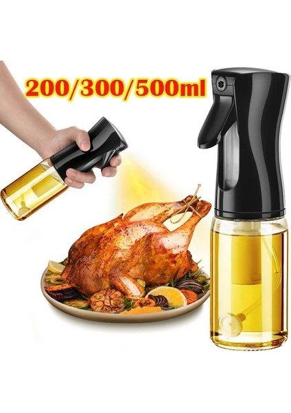 300 ml Siyah Mutfak Sprey Yağ Püskürtücü Airfryer Hava Fritöz Aksesuarları Plastik Sprey Şişesi Yağ Püskürtücü Taşınabilir Difüzör Yağı Mutfak Spreyi (Yurt Dışından) fırsatları