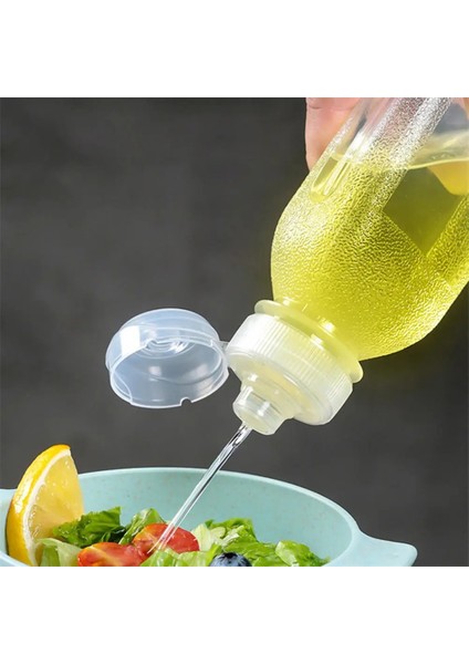 1 ADET-300 ml Mutfak Sıkma Yağ Şişesi Dağıtıcı Sızdırmaz Yağ Fışkırtma Kavanoz Pp Malzeme Sirke Soya Sosu Ev Baharat Şişesi Yağ Şişesi (Yurt Dışından)