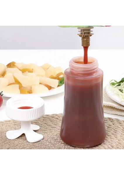 1218 1pc 7.1OZ/210ML Plastik Baharat Şişesi, Küçük Ağızlı, Sıkılması Kolay, Sos Kabı (Yurt Dışından) indirimleri