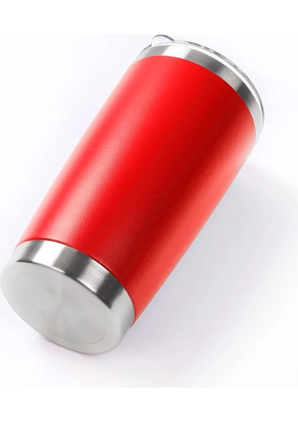 Siyah 20 Oz Paslanmaz Tumbler Seyahat Kupa Kahve Tumbler Çelik Termal Bardak Gözlük (Yurt Dışından) fırsatları