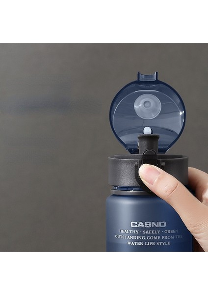 400ML-GRI As Show Bpa Içermeyen Su Şişesi 400ML 560ML Plastik Su Bardağı Sızdırmaz Içecek Şişeleri Çocuk Spor Açık Buzlu Su Bardağı (Yurt Dışından)