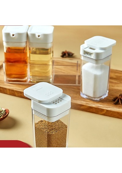 8 Adet Mutfak Baharat Şişesi Seti Yemek Masası Soya Sosu Sirke Şişesi Ev Biber ve Tuz Şişesi Baharat Kavanozu Küçük Aletler (Yurt Dışından)