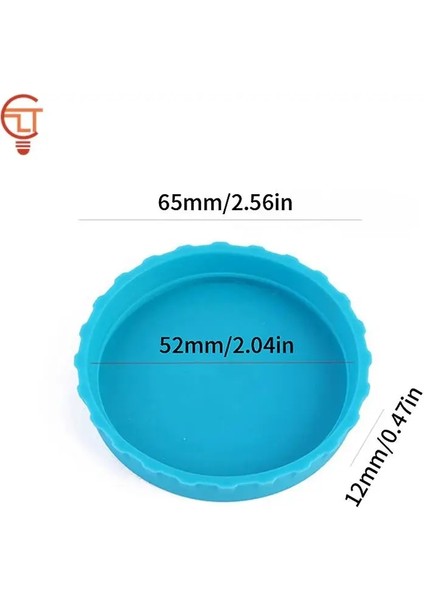 Gri 1 Adet Soda Kapağı Çok Renkli Içecek Kutusu Koruyucu Silikon Kapakları Bira Şişesi Kapağı Teneke Kutu Soda Kola Sızdırmaz Kapak (Yurt Dışından)