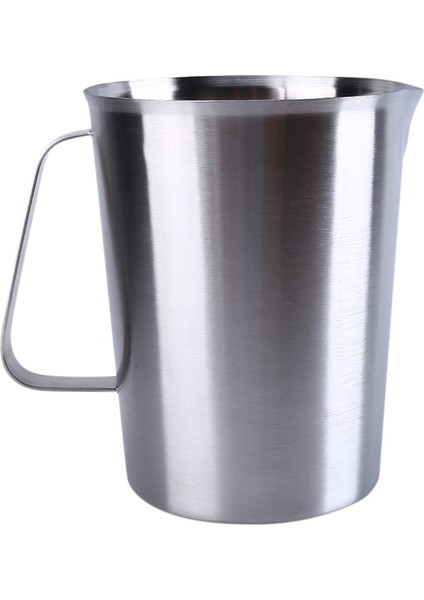Gümüş 1000ML Kalınlaşmış 304 Paslanmaz Çelik Ölçme Kabı Ölçekli 2000ML 1000ML 500ML Büyük Kapasiteli Mutfak Pratik Ölçme Kabı (Yurt Dışından)