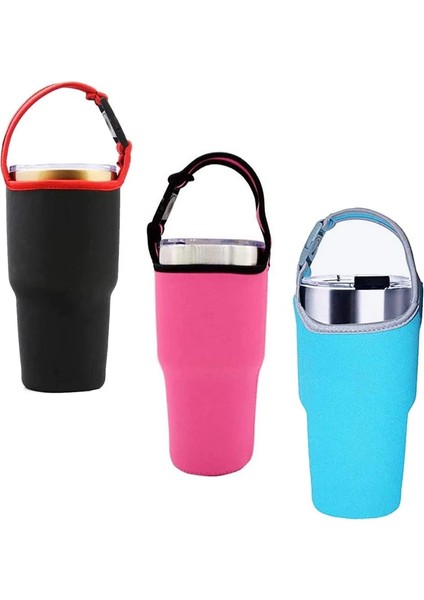 Gri 30 Oz Yüksek Kaliteli Bardak Kol Neopren Bardak Tutucu Yalıtımlı Bardak Kol Su Şişesi Tutucu Bardak Taşıyıcı Bardak Aksesuarları (Yurt Dışından)