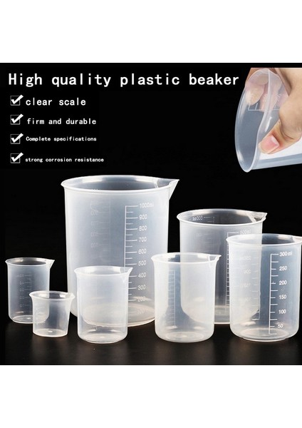 250ML 50/100/150/250/500/1000ML Plastik Ölçekli Ölçüm Kabı Şeffaf Mezun Plastik Ölçü Bardak Reçine Su Sürahisi Dekantör Şişe Ağzı (Yurt Dışından) fiyatları