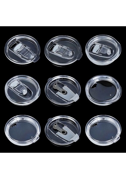 Y1 20/30OZ Sızdırmazlık Şişe Kapağı Sıçrama Dökülmeye Dayanıklı Düz Plastik Kapaklar Ozark Için Trail Için Rtic Için Yei Tumber Bardak Termos Bardak (Yurt Dışından) modelleri
