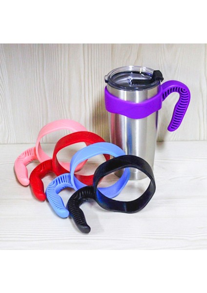GRI-20OZ Için Taşınabilir Plastik Bardak Bardak Kolu Seyahat Kupa Tabanı 20OZ 30OZ Araba Araç Bardak Içecek Rafı Su Şişesi Tutucu Aksesuarları (Yurt Dışından)
