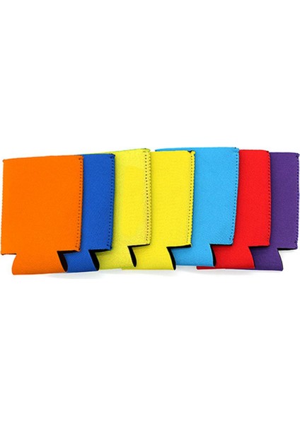Sarı Kamuflaj Şişe Kolu 10X13 cm Kupa Kapağı Bardak Tutucu Yalıtımlı Kola Bira Içecek Olabilir (Yurt Dışından)