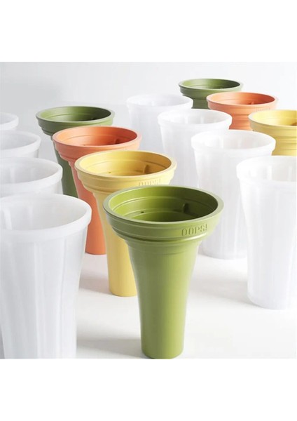 2-Sarı Soğutucu Smoothie Kupası Yaz Çocuk Yetişkin Silikon Slushy Bardak Dondurulmuş Buz Yapıcı Smoothie Yapma Kabı Hızlıca Smoothie Alabilirsiniz (Yurt Dışından)