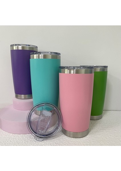 01 20OZ 20OZ Düzenli Bardak Mühür Kapaklı ve Saman Paslanmaz Çelik Vakum Yalıtımlı Taşınabilir Kahve Kupaları Araba Bardak Adam Için Hediye (Yurt Dışından) fiyatları