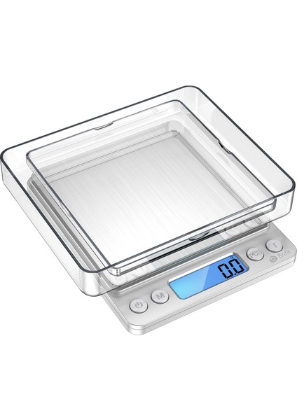Siyah Amır Dijital Mutfak Terazisi 3 Kg/0.1g Mini Cep Pişirme Gıda Terazileri Paslanmaz Çelik Takı Terazisi Arkadan Aydınlatmalı LCD Ekran (Yurt Dışından)