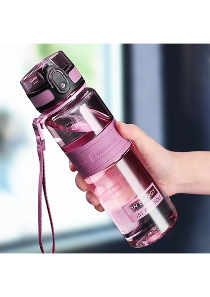 Erik Kırmızı 350ML 1l 1.5l 2l Fitness Spor Su Şişesi Büyük Kapasiteli Çevre Dostu Plastik Taşınabilir Sızdırmaz Shaker Meyveli Içecek Şişesi Bpa Ücretsiz (Yurt Dışından)