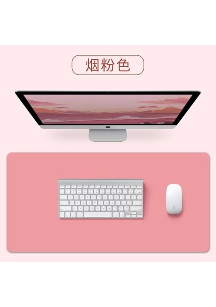 Gül Kırmızı 80X40 cm Büyük Boy Ofis Masası Koruyucu Mat Pu Deri Su Geçirmez Mouse Pad Masaüstü Klavye Masa Pedi Oyun Mousepad Pc Aksesuarları (Yurt Dışından) fiyatları
