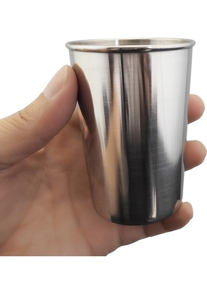 1 Adet 320ML Paslanmaz Çelik Metal Bardaklar Bira Bardakları Beyaz Şarap Bardakları Kahve Fincanları Seyahat Kamp Bardakları Içme Kahve Çay Fincanları Seti Ev Açık (Yurt Dışından)