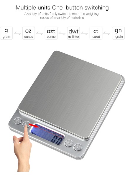 1 kg x 0.1g Gıda Ölçeği 500G/1KG/2KG/3KG Mutfak Terazisi Bascula Cocina Taşınabilir Takı Hassas Ağırlık Dijital Terazi Tatlı Dıy (Yurt Dışından) indirimleri