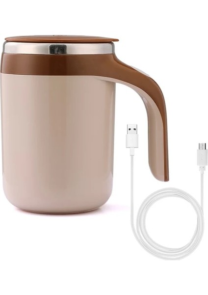 Kahve 301-400 ml Tembel Akıllı Mikser Paslanmaz Çelik Yeni Mark Fincan Manyetik Döner Blender Otomatik Karıştırma Fincan Kahve Süt Karıştırma Fincan Isıtıcı Şişe (Yurt Dışından)