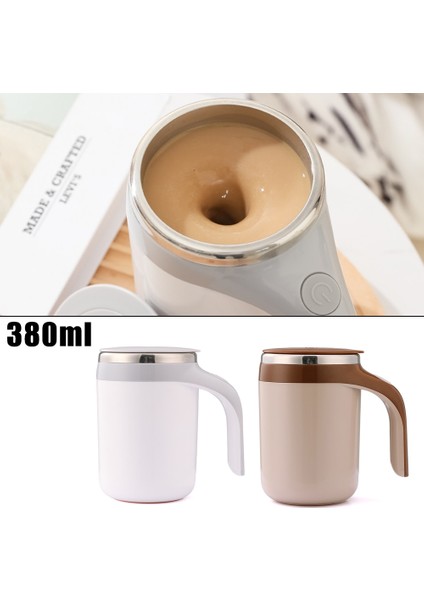 Kahve 301-400 ml Tembel Akıllı Mikser Paslanmaz Çelik Yeni Mark Fincan Manyetik Döner Blender Otomatik Karıştırma Fincan Kahve Süt Karıştırma Fincan Isıtıcı Şişe (Yurt Dışından)