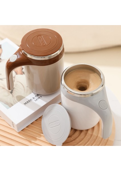 Kahve 301-400 ml Tembel Akıllı Mikser Paslanmaz Çelik Yeni Mark Fincan Manyetik Döner Blender Otomatik Karıştırma Fincan Kahve Süt Karıştırma Fincan Isıtıcı Şişe (Yurt Dışından)