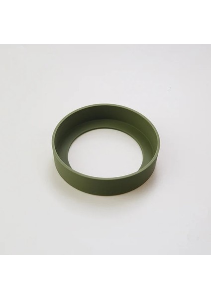 Ordu Yeşil 7.5 cm Silikon Kaymaz Haşlanma Önleyici Cam Bardak Sspace 75 mm Yalıtım Kabı Çizilmez Aşınma Fincan Alt Koruyucu Kılıf (Yurt Dışından)