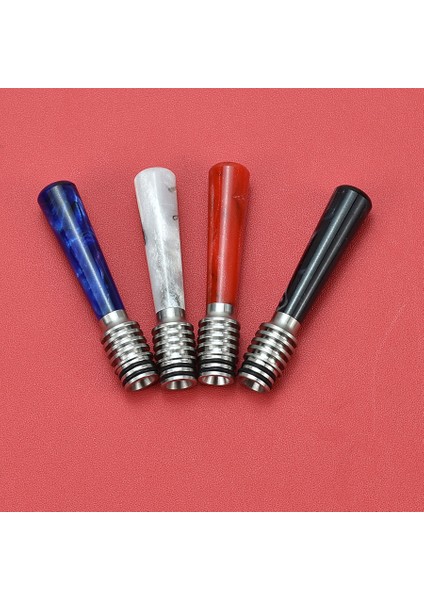 A-Mavi Tat Tipi Uzun 510 Saman Eklemi Pom Ss Isı Direnci 3mm Dar Delikli Ağızlık (Yurt Dışından)
