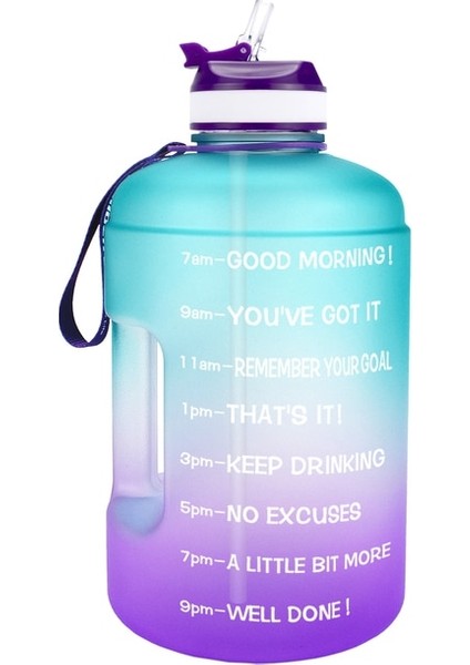 Geeen-Purple 3.78L 128OZ Buildlife 1 Galon Pipetli Su Şişesi Zaman Işaretleyici 3.78L 2.2l 1.3l Bpa Içermeyen Plastik Büyük Kapasiteli Fitness Spor Outdoorjugs (Yurt Dışından)