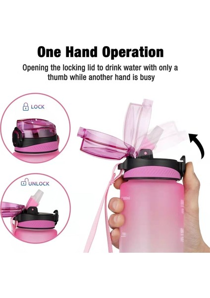 Yeşil Pembe 1.0l 32OZ Taşınabilir Su Şişesi Motivasyon Spor Su Şişesi Zaman Işaretleyici ile Açık Spor Fitness Için Sızdırmaz Bardak Bpa Ücretsiz (Yurt Dışından) indirimleri